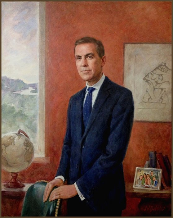 Official Portrait of Governor Mark Carney, by Igor Babailov