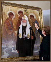 Portrait, Patriarch Kirill, by Igor Babailov