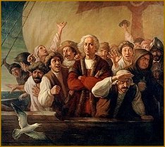 Mural paintings by Igor Babailov, Portrait of Christopher Columbus, by Igor Babailov