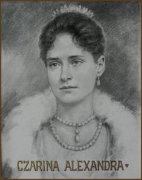 Portrait of Czarina Alexandra Feodorovna, Empress Alexandra Feodorovna, by Igor Babailov, Auctioned and Sold at the Russian Nobility Association in America