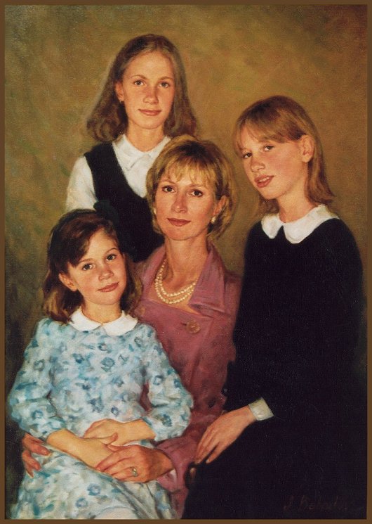 The Graham family, Portrait by Igor Babailov