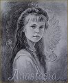 Portrait of Anastasia Romanova, Grand Duchess of Russia -  by Igor Babailov
