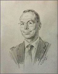 Portrait of Jeff Balser, by Igor Babailov - Vanderbilt University