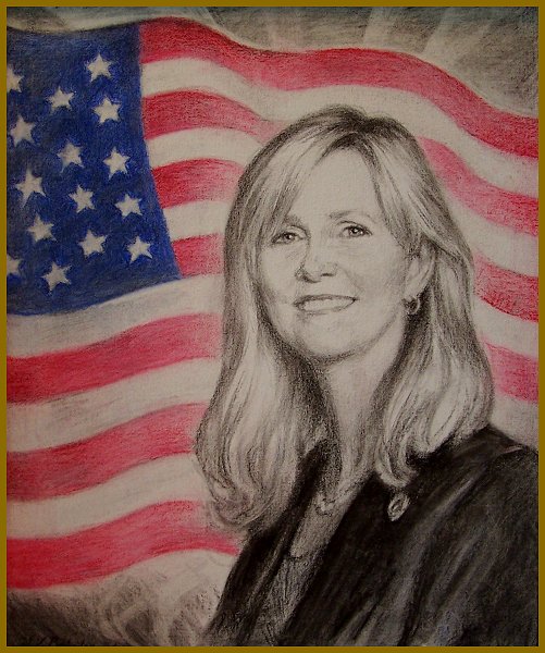 US Congress, Portrait of Marsha Blackburn, portrait by Igor Babailov