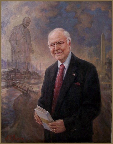 Portrait of Michael Novak, by Igor Babailov
