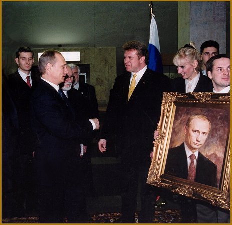 Portrait of President Putin, by Igor Babailov...Официальный Портрет Президента Путина - художник Игорь Бабайлов 
