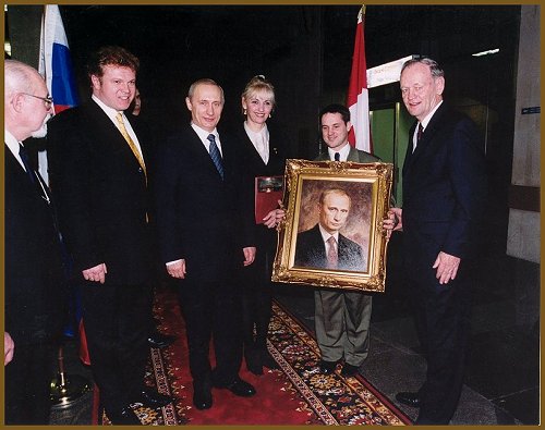 Official Portrait of President Putin, by Igor Babailov...Официальный Портрет Президента Путина - художник Игорь Бабайлов 