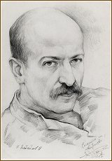 Portrait of Alexander Rosenbaum by Igor Babailov (1988).
