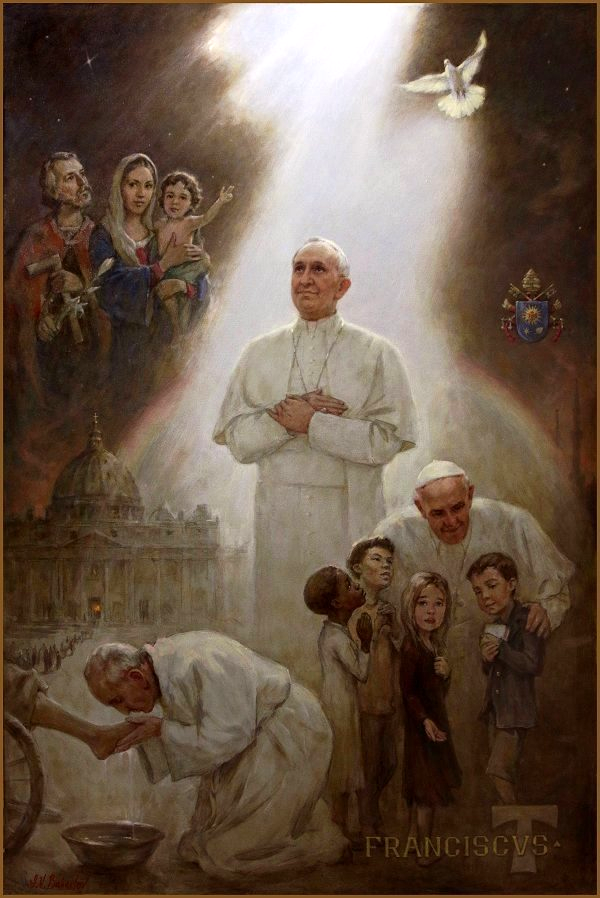 Portrait of Pope Francis, by Igor Babailov