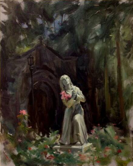 St. Bernadette, by Igor Babailov, Franciscan Monastery of the Holy Land in America