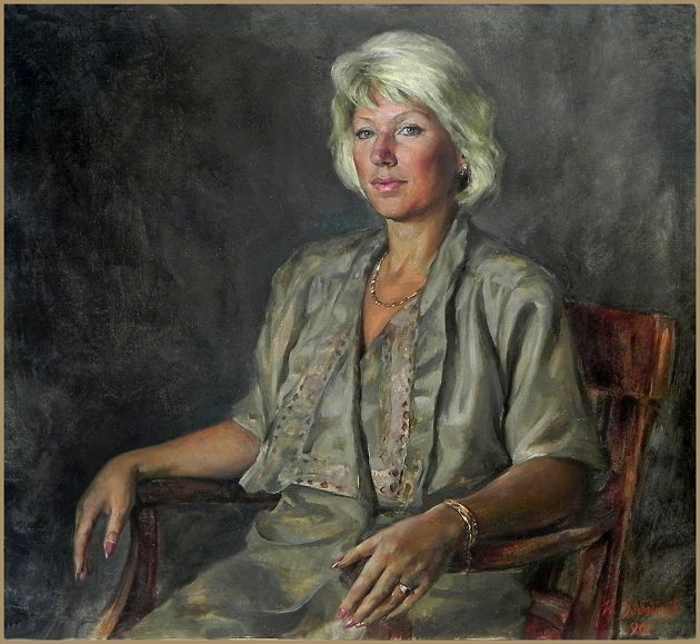 Portrait of Viktoriya Zharova, by Igor Babailov