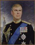 Portrait of Prince Andrew, by Portrait Artist Igor Babailov, Royal Portraits by Portrait Artist Igor Babailov, Portrait of HRH Prince Andrew