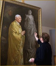 Portrait of Pope Benedict XVI, by Igor Babailov 